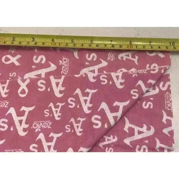 Oakland A's Breast Cancer Awareness Women's Infinity Loop Scarf - Picture 3 of 5